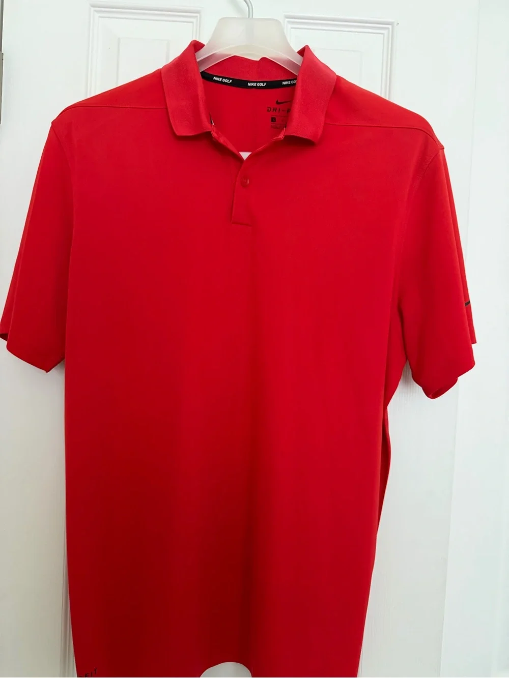 Nike Men’s Red Polo Shirt Dri-FIT